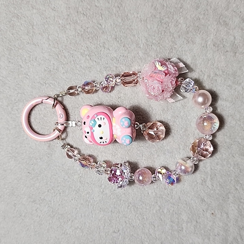 Handmade Hello Kitty Keychain